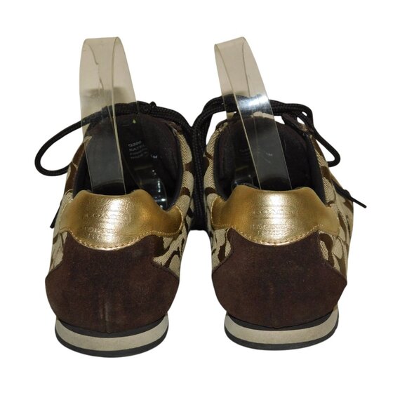 Coach Katelyn Monogram Signature Lace Up Sneakers Size 7.5M - Picture 5 of 11